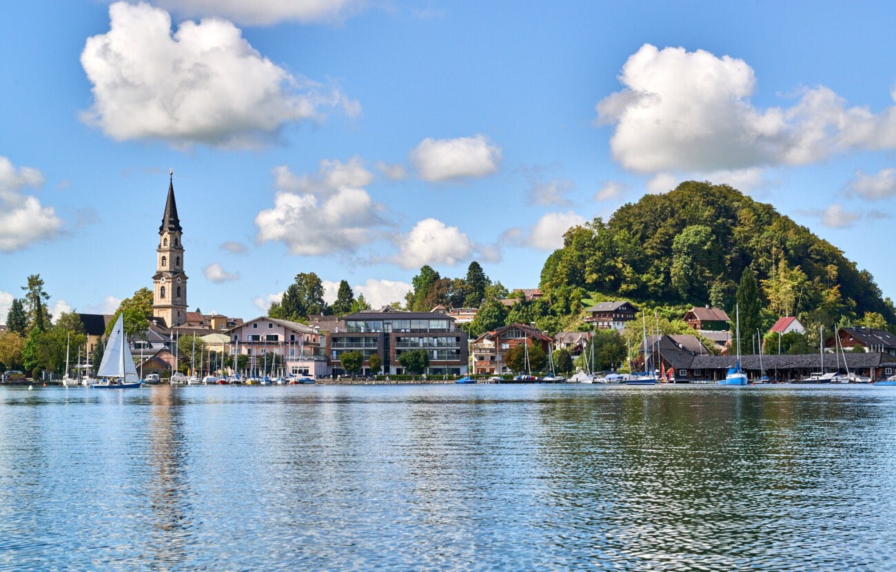 Außenansicht vom Hotel Seewirt Mattsee